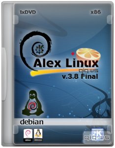  Aleks Linux v3.8 Debian 7 based Final (x86/RUS/ENG/2013) 