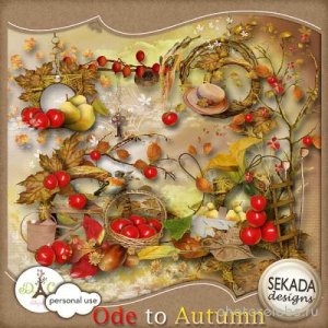  Осенний скрап-комплект - Ода осени 