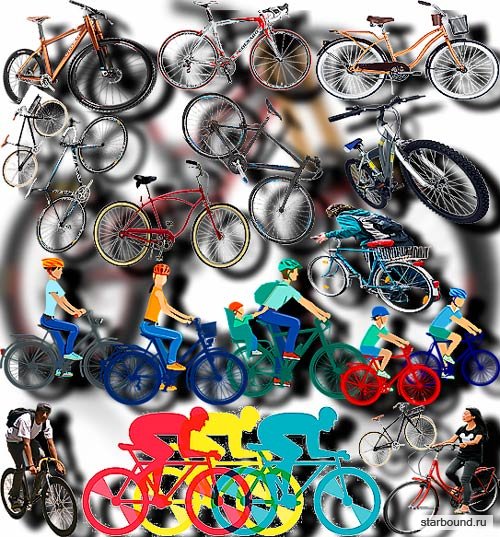 Png на прозрачном фоне - Велосипеды, байки