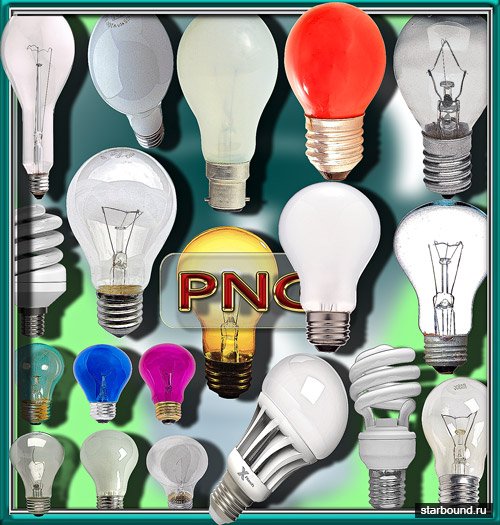 Картинки png - Лампы накаливания